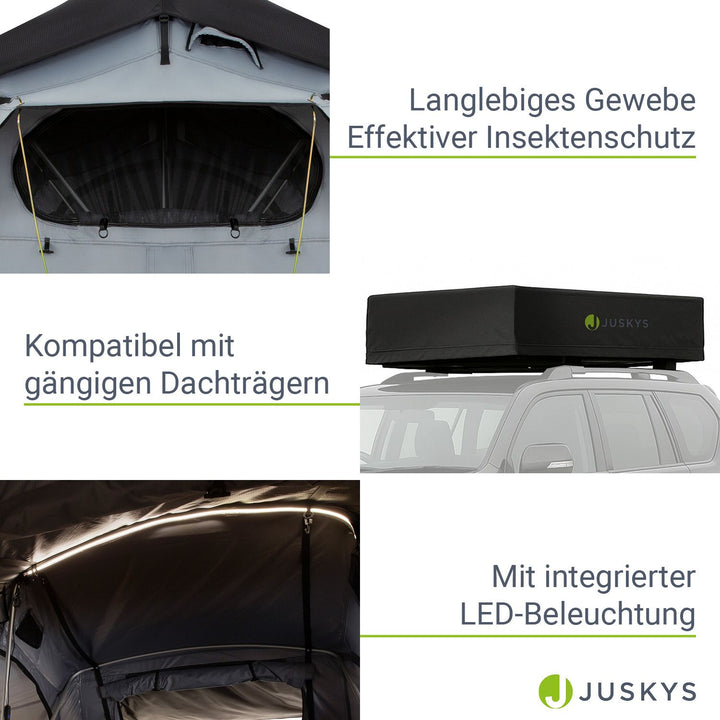 Dachzelt für 2 Personen Lago