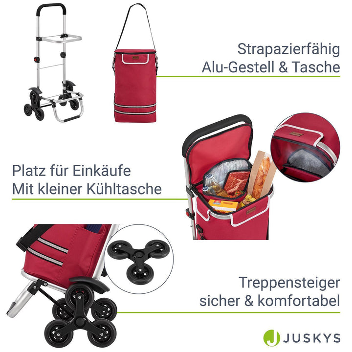 3in1 Einkaufstrolley für Treppen