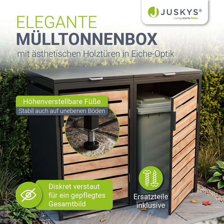 Metall Mülltonnenbox Arel