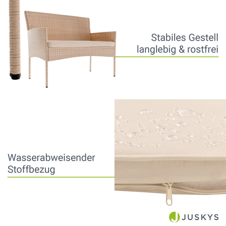 Polyrattan Sitzgruppe Fort Myers