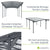 Carport 5x3 m - diverse Modelle