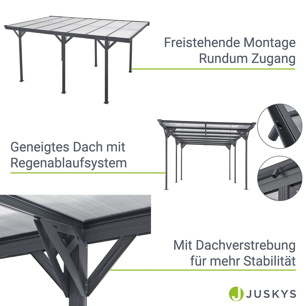 Carport 5x3 m - diverse Modelle