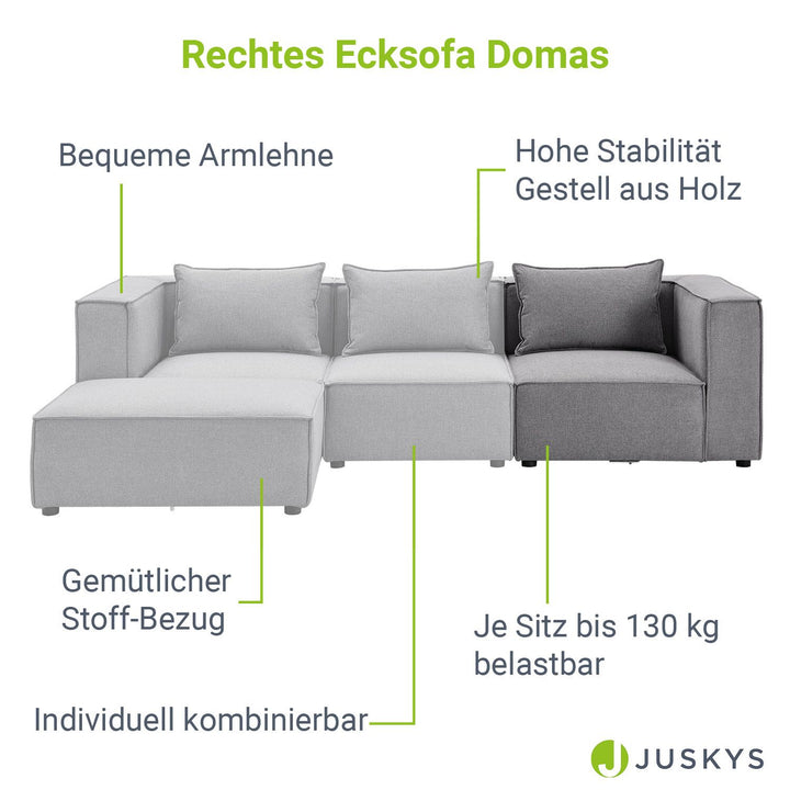 Modulares Sofa Domas - Variantenauswahl