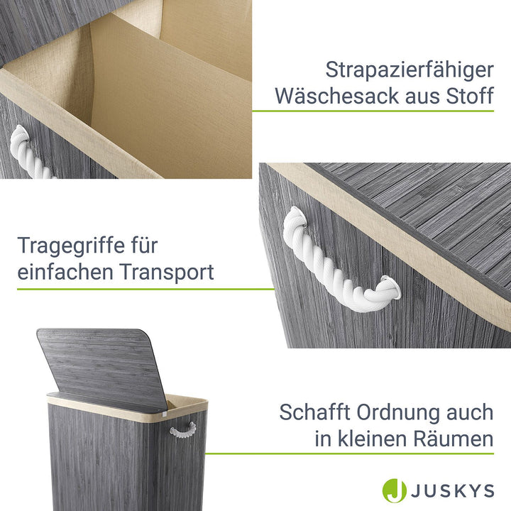 Bambus Wäschekorb Curly