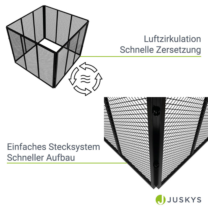 Metall Komposter für Gartenabfälle