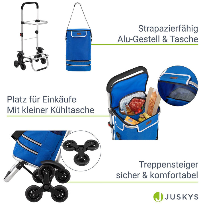 3in1 Einkaufstrolley für Treppen