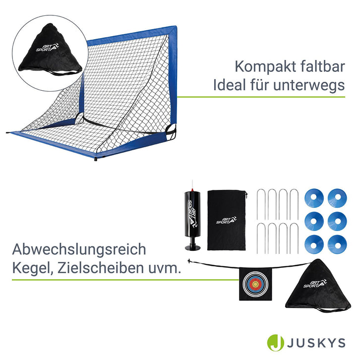 Pop-Up Fußballtor 2er Set Goal Master