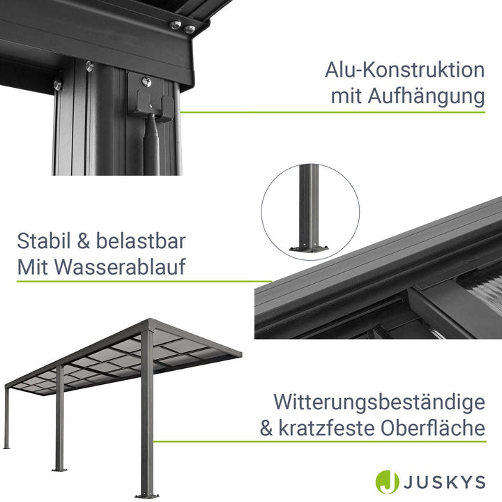 Terrassendach Jakarta mit Polycarbonatplatten