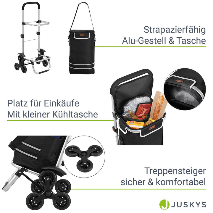 3in1 Einkaufstrolley für Treppen