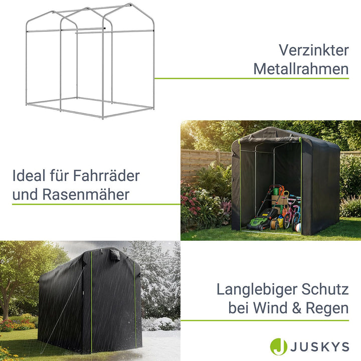 Gerätezelt für wetterfesten Schutz