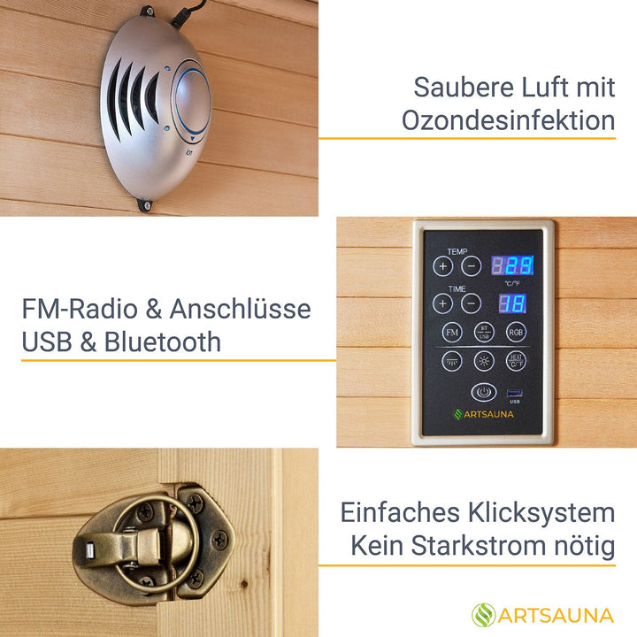 Infrarotkabine Kiruna 90