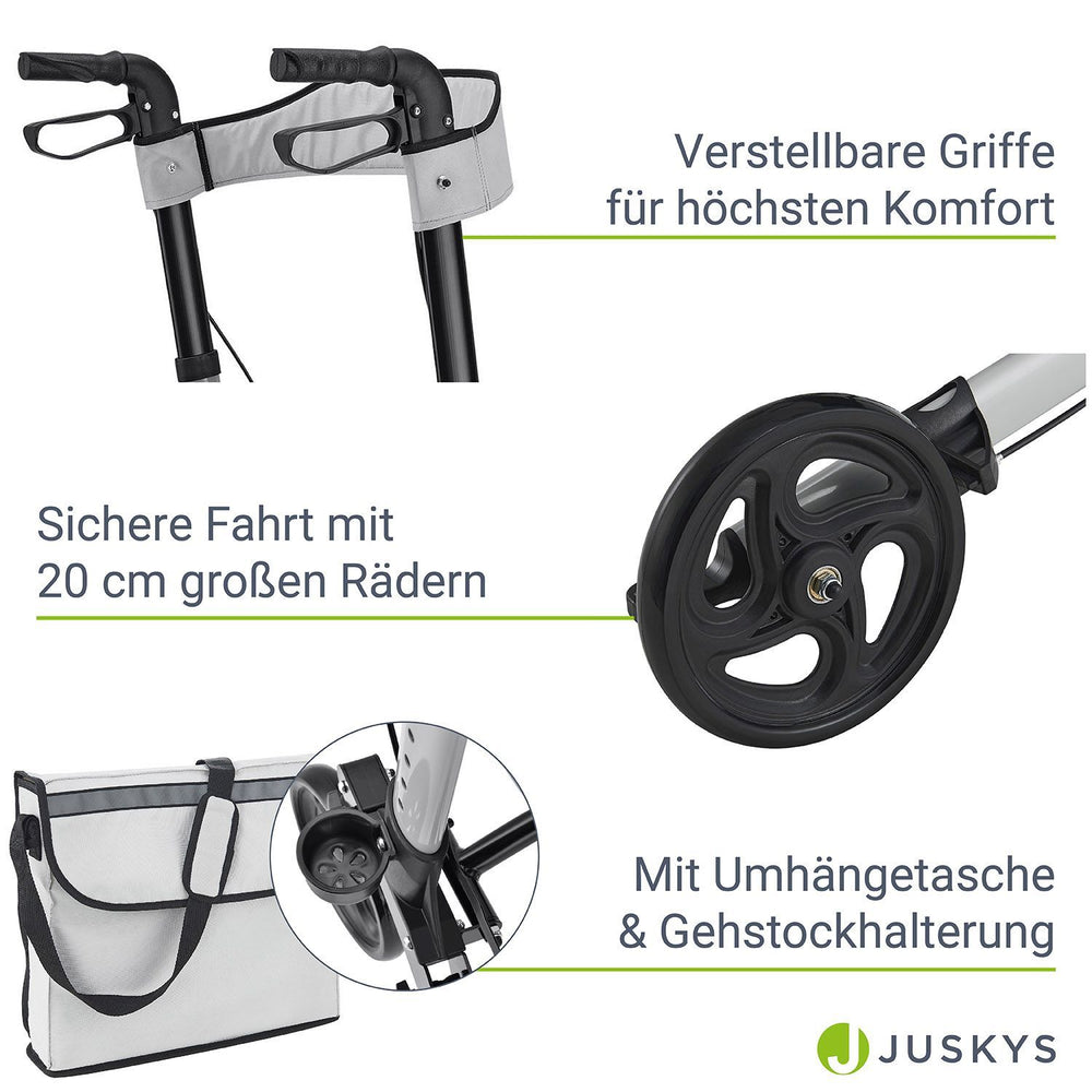 Aluminium Rollator Vital mit Sitz