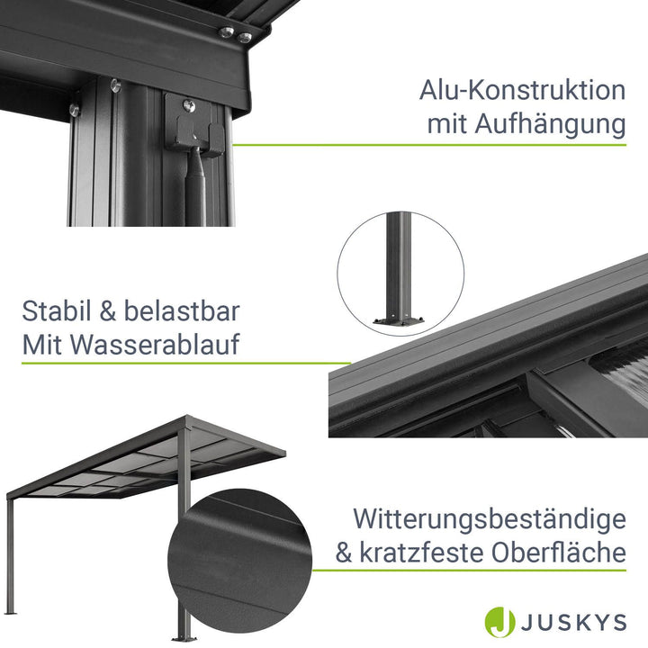 Terrassendach Jakarta mit Polycarbonatplatten