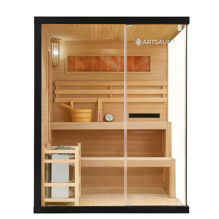 Traditionelle Sauna Vantaa - Schwarz