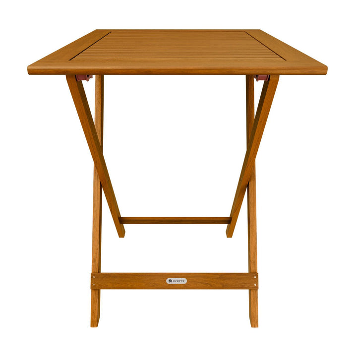 Klappbarer Holztisch für Balkon & Garten
