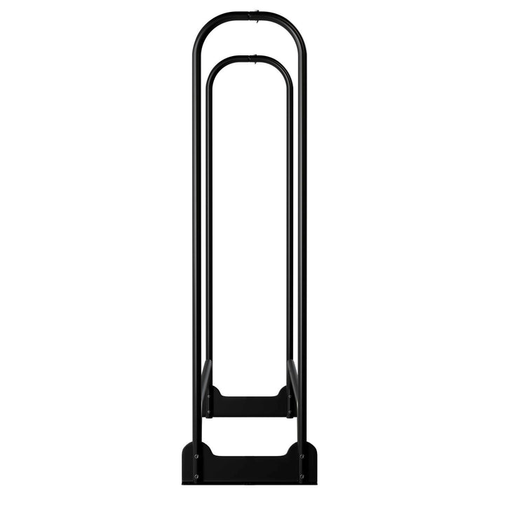 Kaminholzregal außen mit Abdeckung