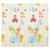Spielmatte 180 x 200 cm mit diversen Tiermotiven