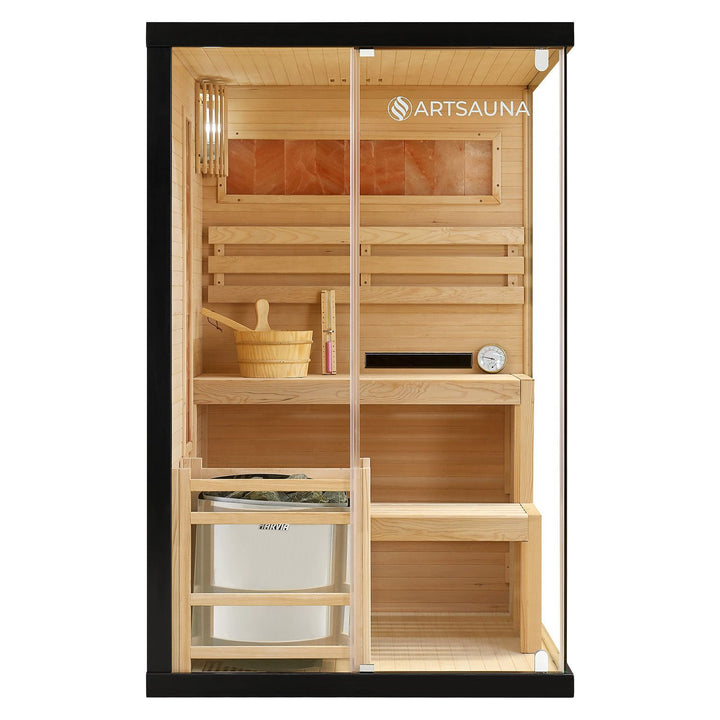 Traditionelle Sauna Vantaa - Schwarz