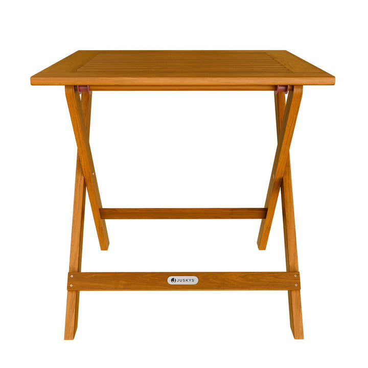 Klappbarer Holztisch für Balkon & Garten