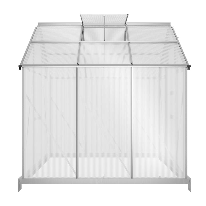 Aluminium Gewächshaus mit Fundament