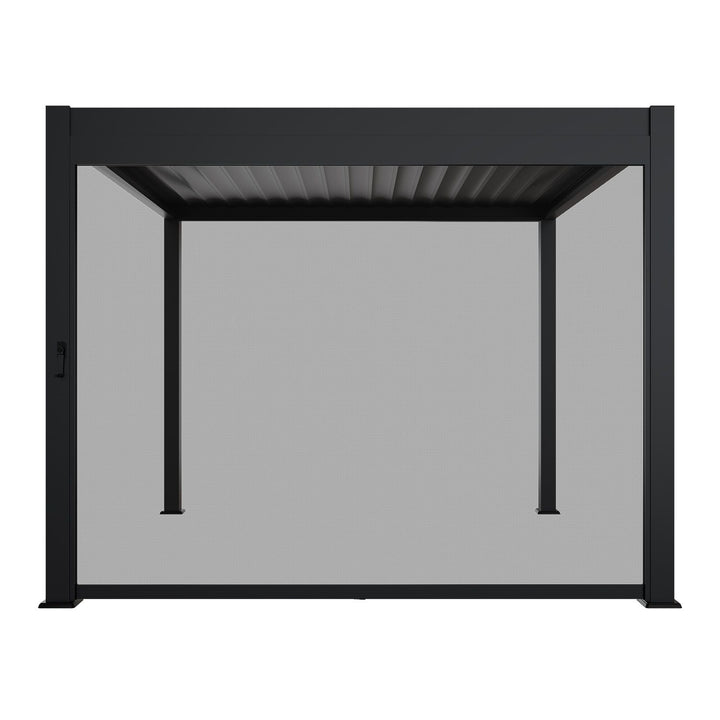 Lamellendach Tahiti 3 x 3 m inkl. 1x Seitenwand 3 m