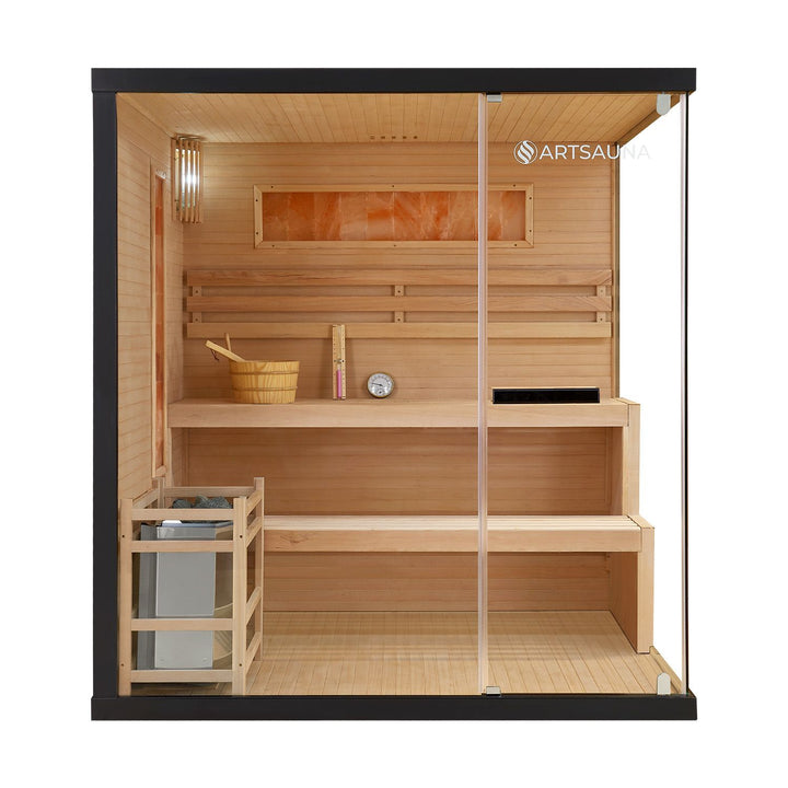 Traditionelle Sauna Vantaa - Schwarz