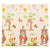 Spielmatte 180 x 200 cm mit diversen Tiermotiven