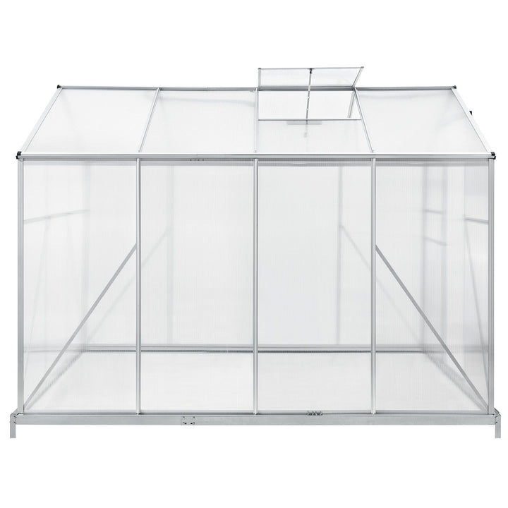 Aluminium Gewächshaus mit Fundament