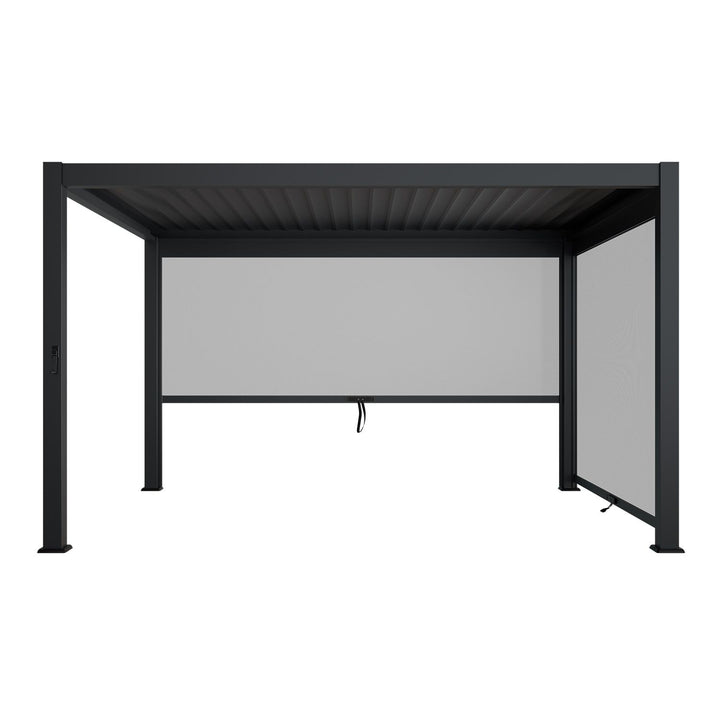 Lamellendach Tahiti 3 x 4 m inkl. 1x Seitenwand 4 m