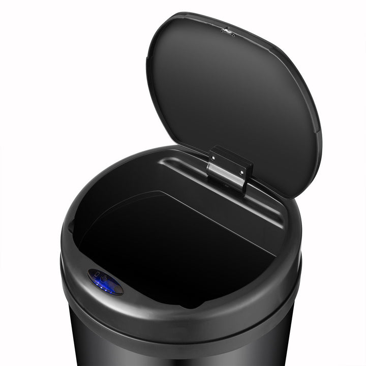Runder Mülleimer mit Sensor