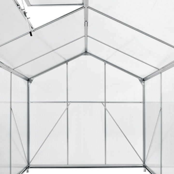 Aluminium Gewächshaus mit Fundament