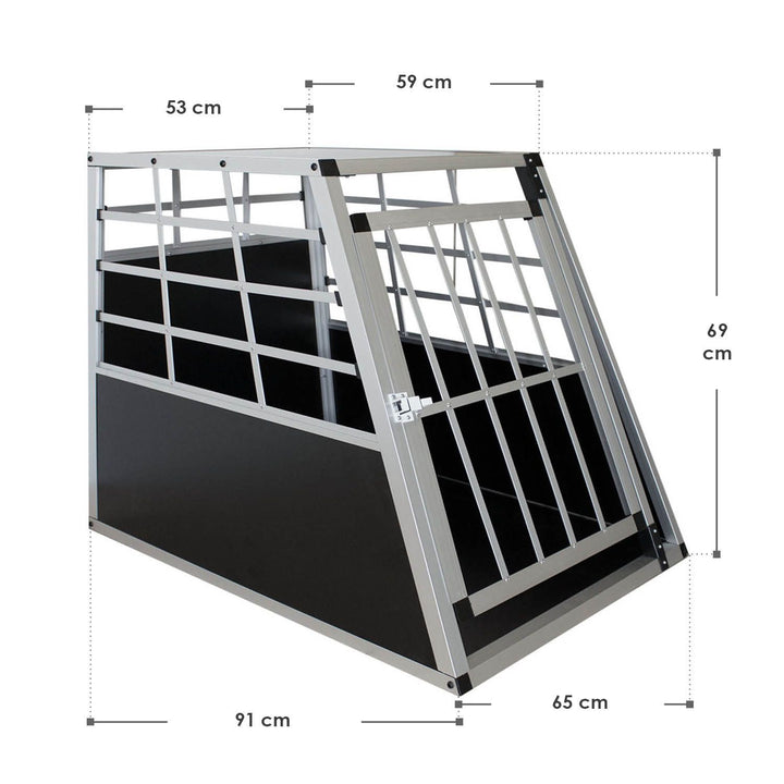 Aluminium Hundetransportbox