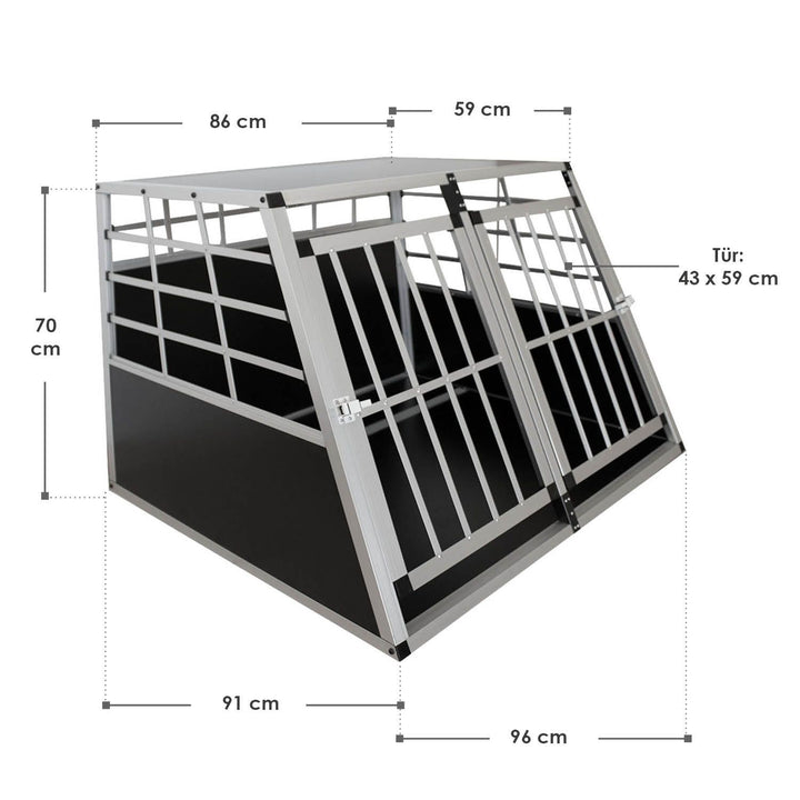 Aluminium Hundetransportbox