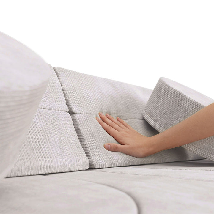 Kindersofa Kayo mit Cord Bezug & Kissen