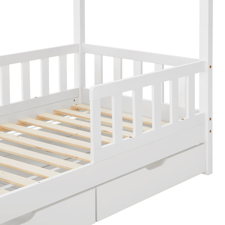 Kinderbett Marli 80 x 160 cm mit Bettkasten