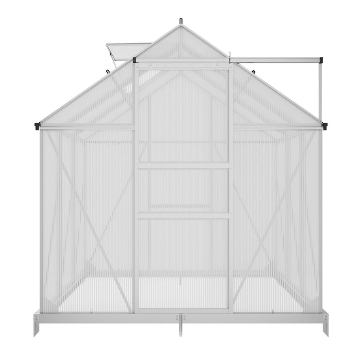 Aluminium Gewächshaus mit Fundament