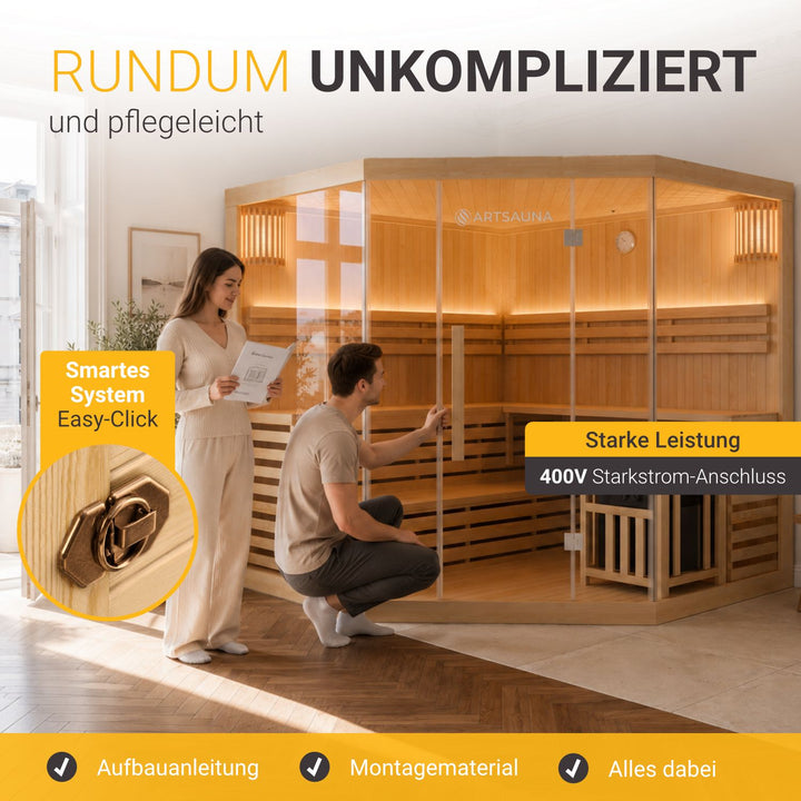 Indoor Sauna Espoo 200 Premium