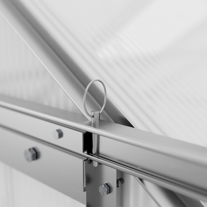 Aluminium Gewächshaus mit Fundament