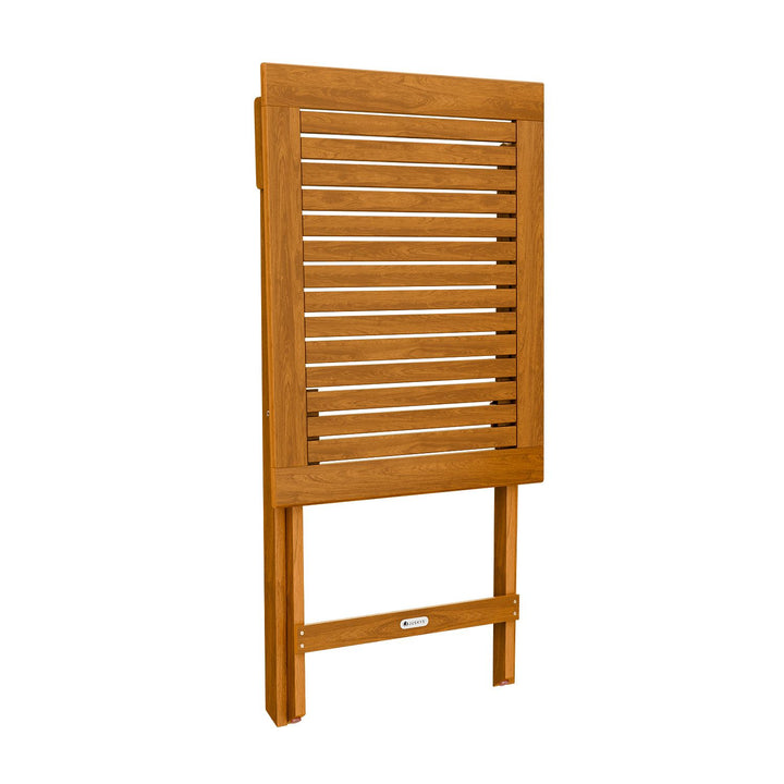 Klappbarer Holztisch für Balkon & Garten