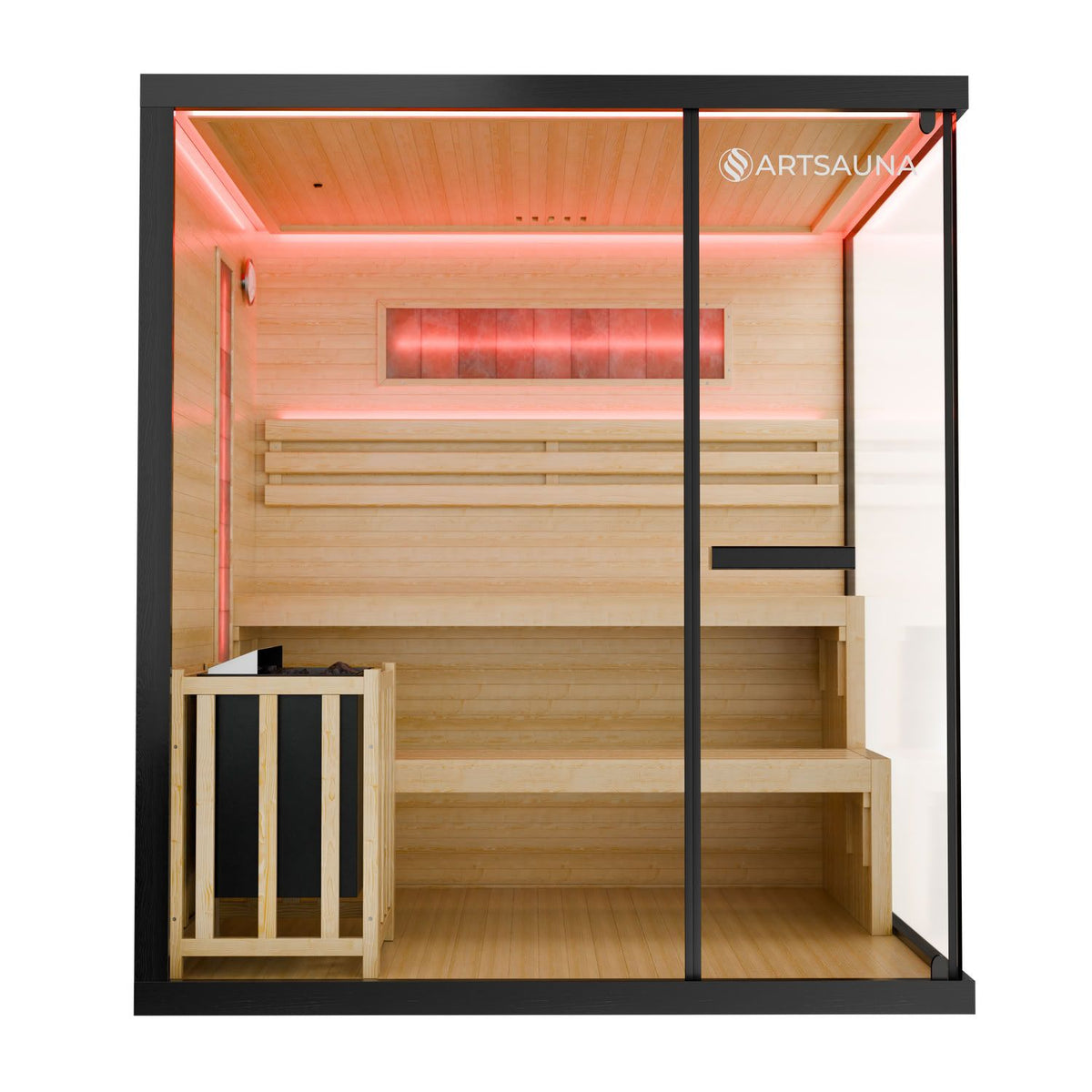 Traditionelle Sauna Vantaa - Schwarz