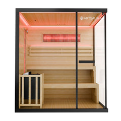 Traditionelle Sauna Vantaa - Schwarz