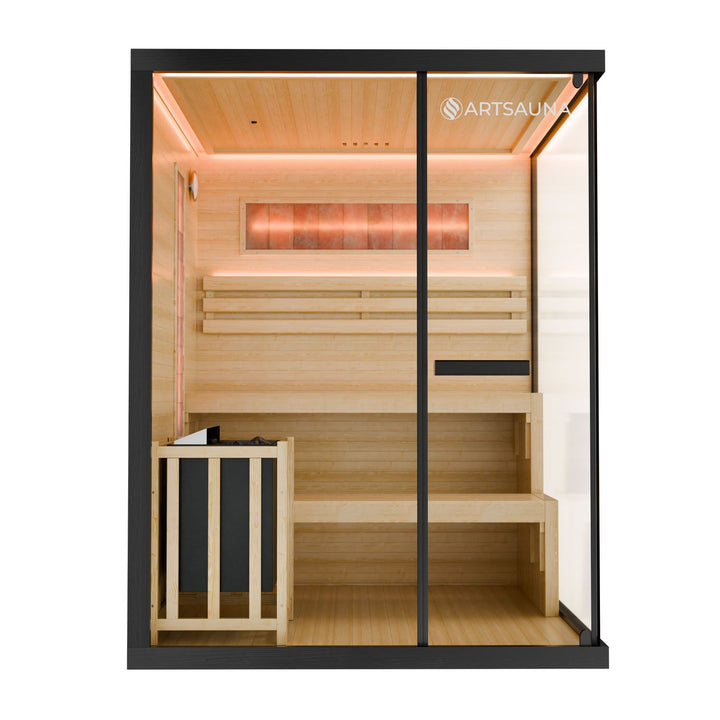 Traditionelle Sauna Vantaa - Schwarz