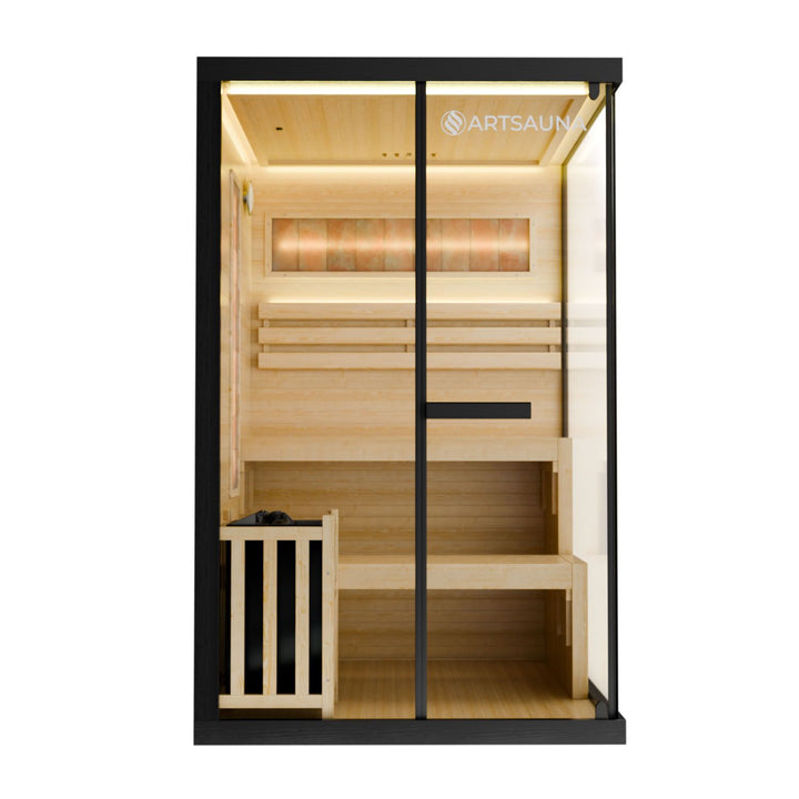Traditionelle Sauna Vantaa - Schwarz