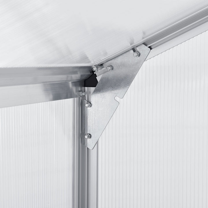 Aluminium Gewächshaus mit Fundament