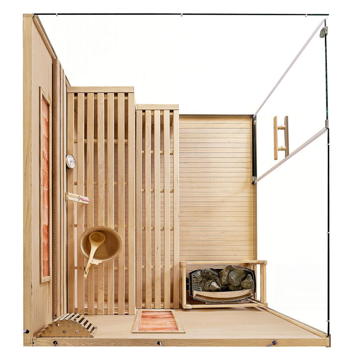 Traditionelle Sauna Vantaa - Schwarz